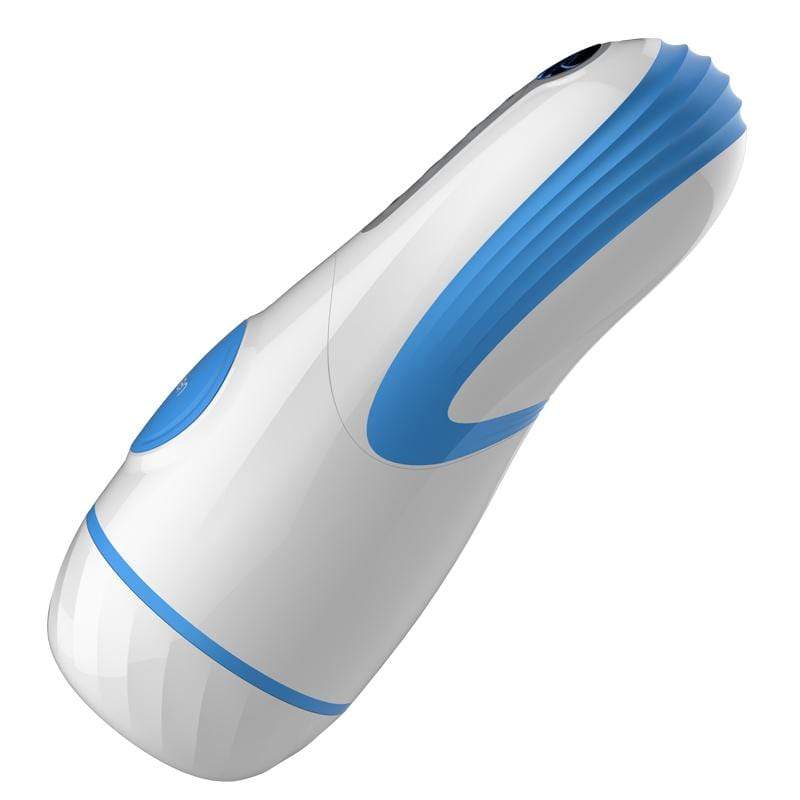 Leten - Excellent Tips Yui Hatano AMT Aircraft Automatic Cup Masturbator (White/Blue) - Masturbator Soft Stroker (Vibration) Rechargeable Durio.sg