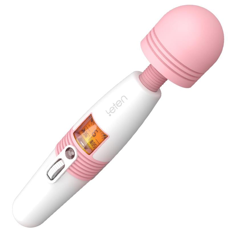 Leten - Young Version Lightning Heating AV Wand Massager (White) - Wand Massagers (Vibration) Rechargeable Durio.sg