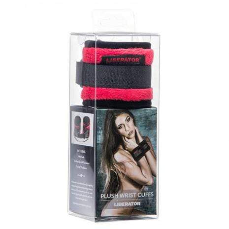 Liberator - Plush Wrist Cuffs (Shag Red) - Hand/Leg Cuffs Durio.sg