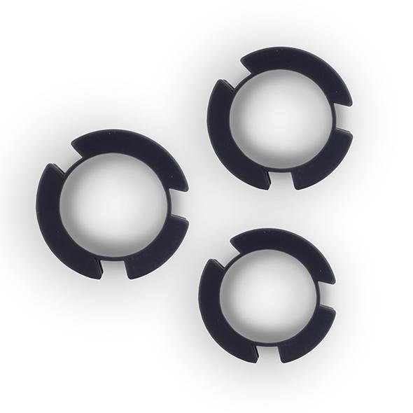 Lock A Willy - Cock Cage and Lock Set (Black) - Silicone Cock Cage (Non Vibration) Durio.sg