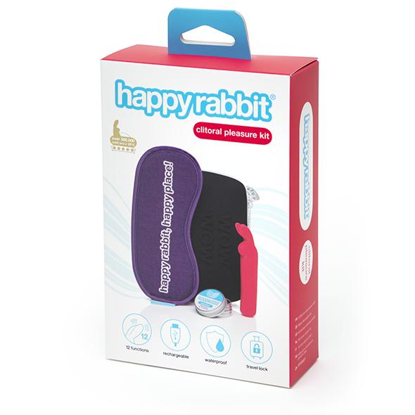 Love Honey - Happy Rabbit Clitoral Pleasure Kit 4 Pieces (Multi Colour) - Clit Massager (Vibration) Rechargeable Durio.sg