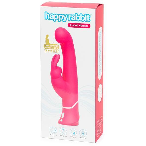 Love Honey - Happy Rabbit G Spot Vibrator (Pink) - Rabbit Dildo (Vibration) Rechargeable Durio.sg