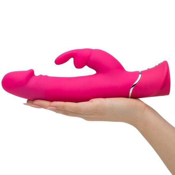 Love Honey - Happy Rabbit Realistic Dual Density Rabbit Vibrator (Pink) - Rabbit Dildo (Vibration) Rechargeable Durio.sg