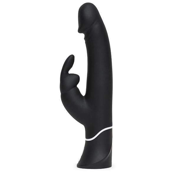 Love Honey - Happy Rabbit Realistic Vibrator (Black) - Rabbit Dildo (Vibration) Rechargeable Durio.sg
