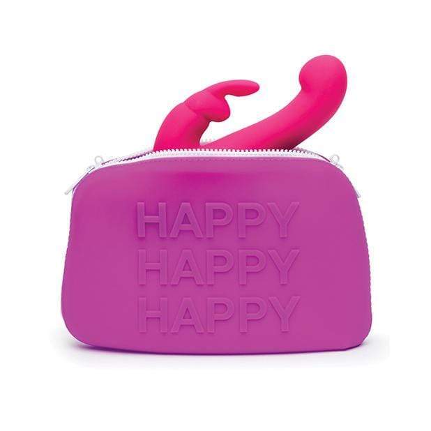 Love Honey - Happy Rabbit WOW Storage Zip Bag Large (Purple) - Storage Bag Durio.sg