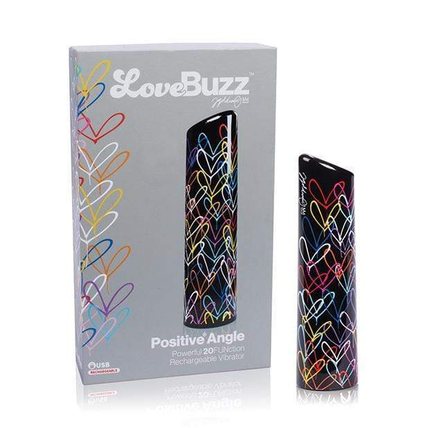 LoveBuzz - Positive Angle Rechargeable Bullet Vibrator (Black) - Bullet (Vibration) Rechargeable Durio.sg