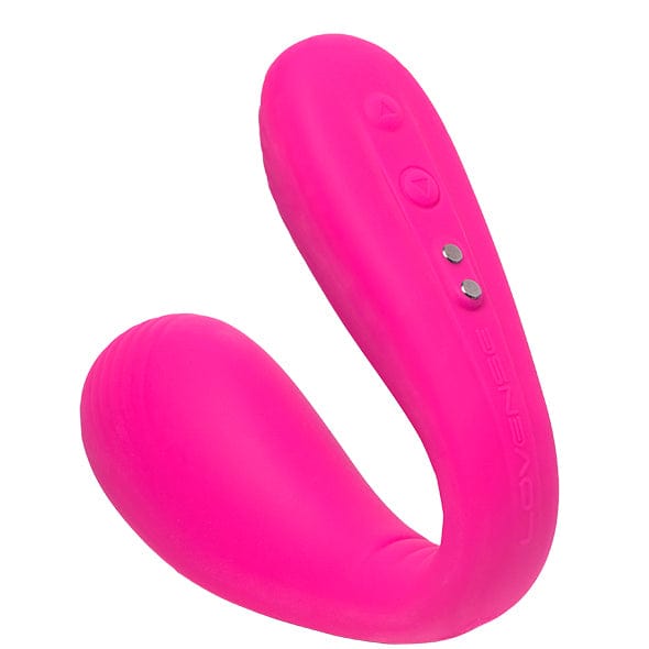 Lovense - Dolce App-Controlled Couple Dual Vibrator (Pink) - Couple's Massager (Vibration) Rechargeable Durio.sg