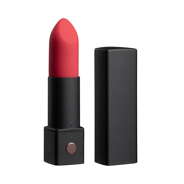 Lovense - Exomoon App-Controlled Discreet Lipstick Vibrator (Red) - Clit Massager (Vibration) Rechargeable Durio.sg