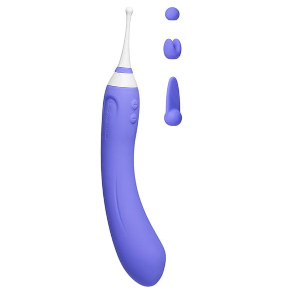 Lovense - Hyphy App-Controlled Dual End Vibrator (Purple) - Clit Massager (Vibration) Rechargeable Durio.sg