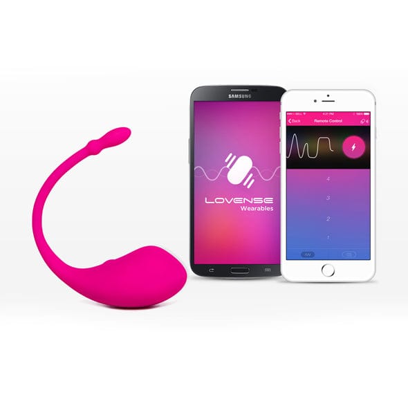 Lovense - Lush App-Controlled Bullet Egg Vibrator (Pink) - Wireless Remote Control Egg (Vibration) Rechargeable Durio.sg