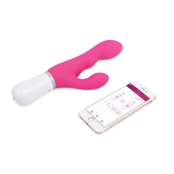 Lovense - Nora App-Controlled Rotating Rabbit Vibrator (Pink) - Rabbit Dildo (Vibration) Rechargeable Durio.sg
