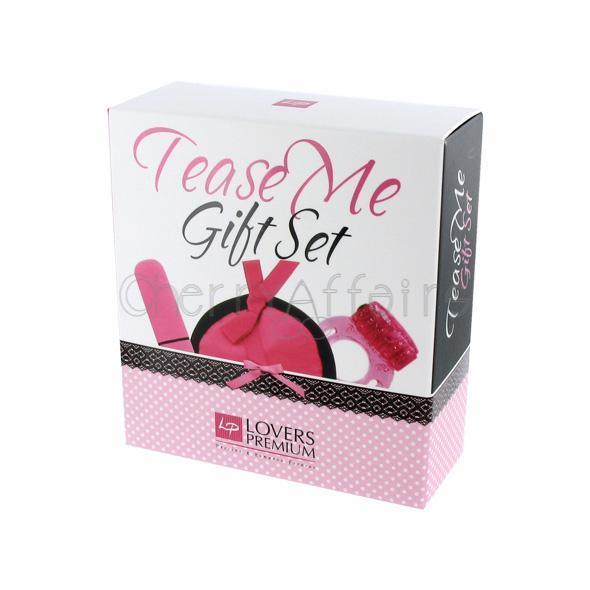 Lover's Premium - Tease Me Gift Set (Pink) - Bullet (Vibration) Non Rechargeable Durio.sg