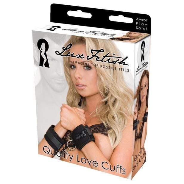 Lux Fetish - Quality Love Cuffs (Black) - Hand/Leg Cuffs Durio.sg