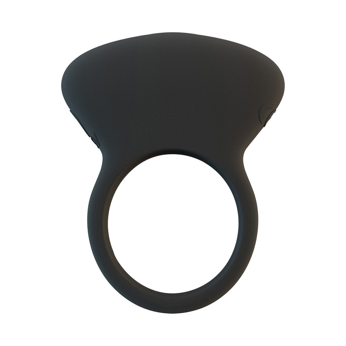 Lux - Lx4 Vibrating Cock Ring (Black) - Rubber Cock Ring (Vibration) Rechargeable Durio.sg