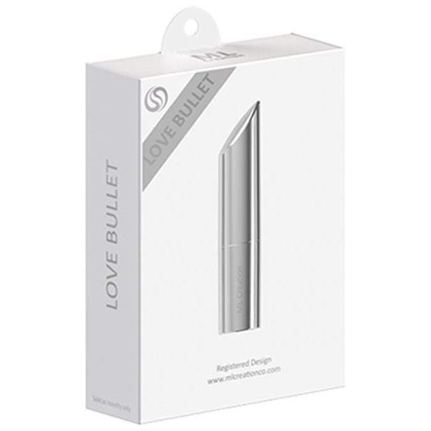 ML Creation - Love Discreet Bullet Vibrator (Silver) - Bullet (Vibration) Rechargeable Durio.sg