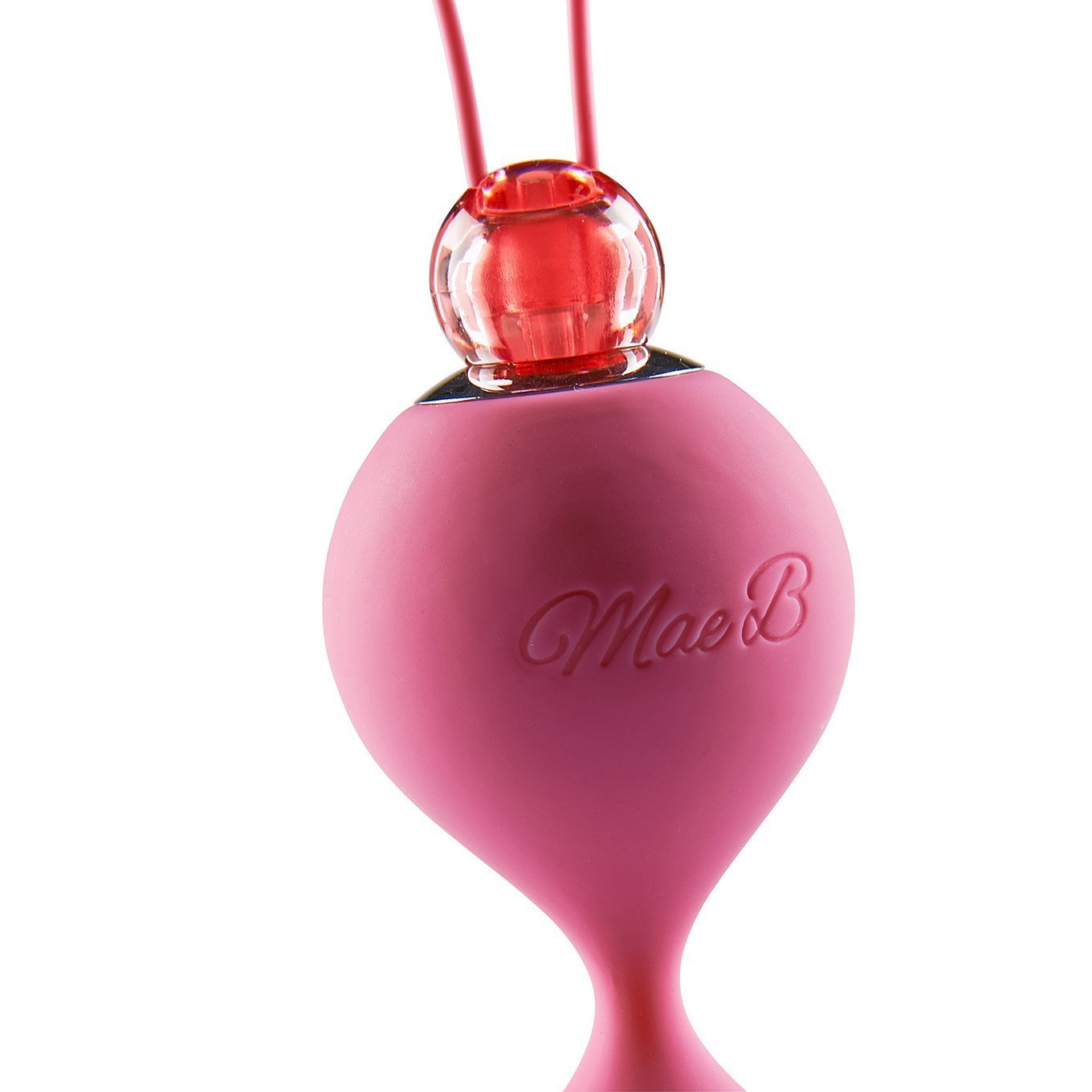 Mae B - Lovely Vibes Soft Touch Vibrating Love Balls (Pink) - Kegel Balls (Vibration) Non Rechargeable Durio.sg