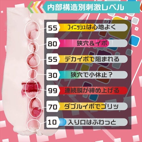 Magic Eyes - Fake Hole Narrow Hole Finisher Onahole (Beige) - Masturbator Vagina (Non Vibration) Durio.sg