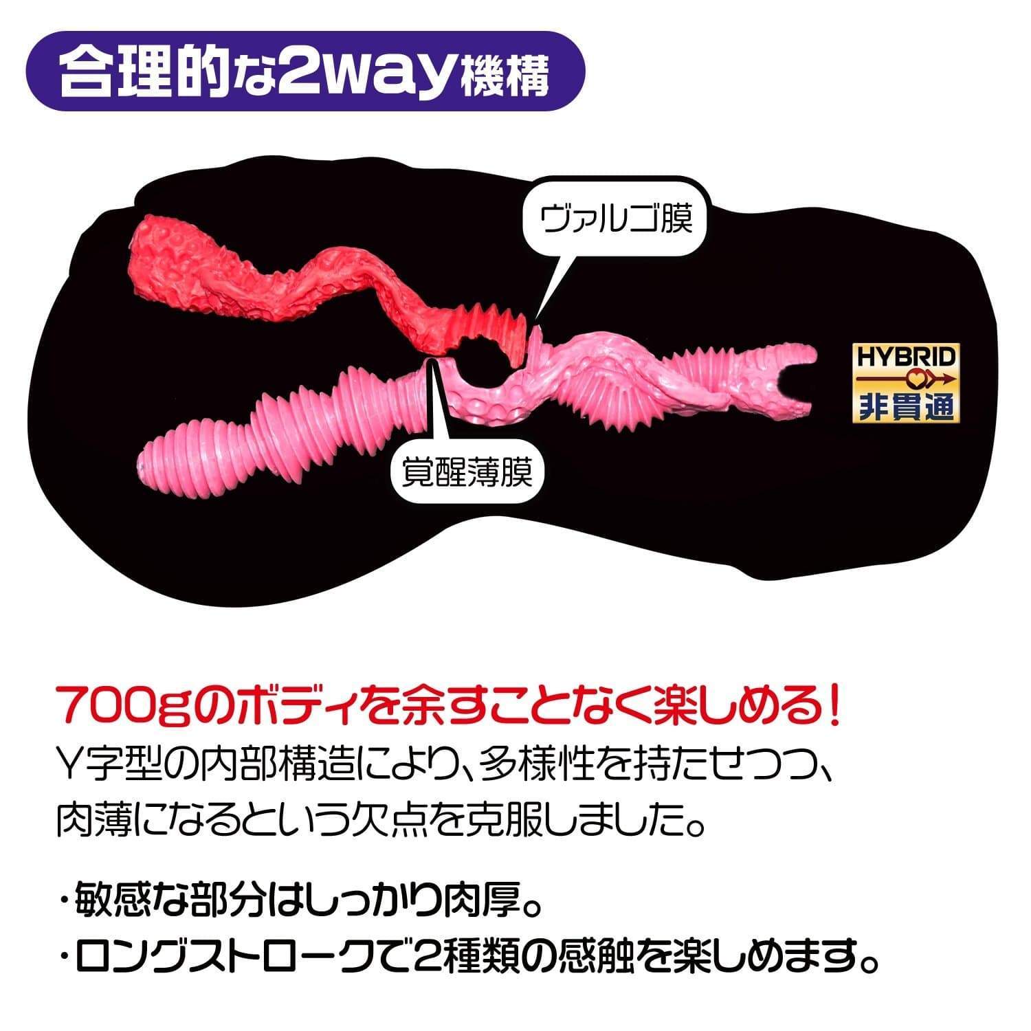 Magic Eyes - La Vie En Roses Crystal Hard Onahole (Clear) - Masturbator Vagina (Non Vibration) Durio.sg