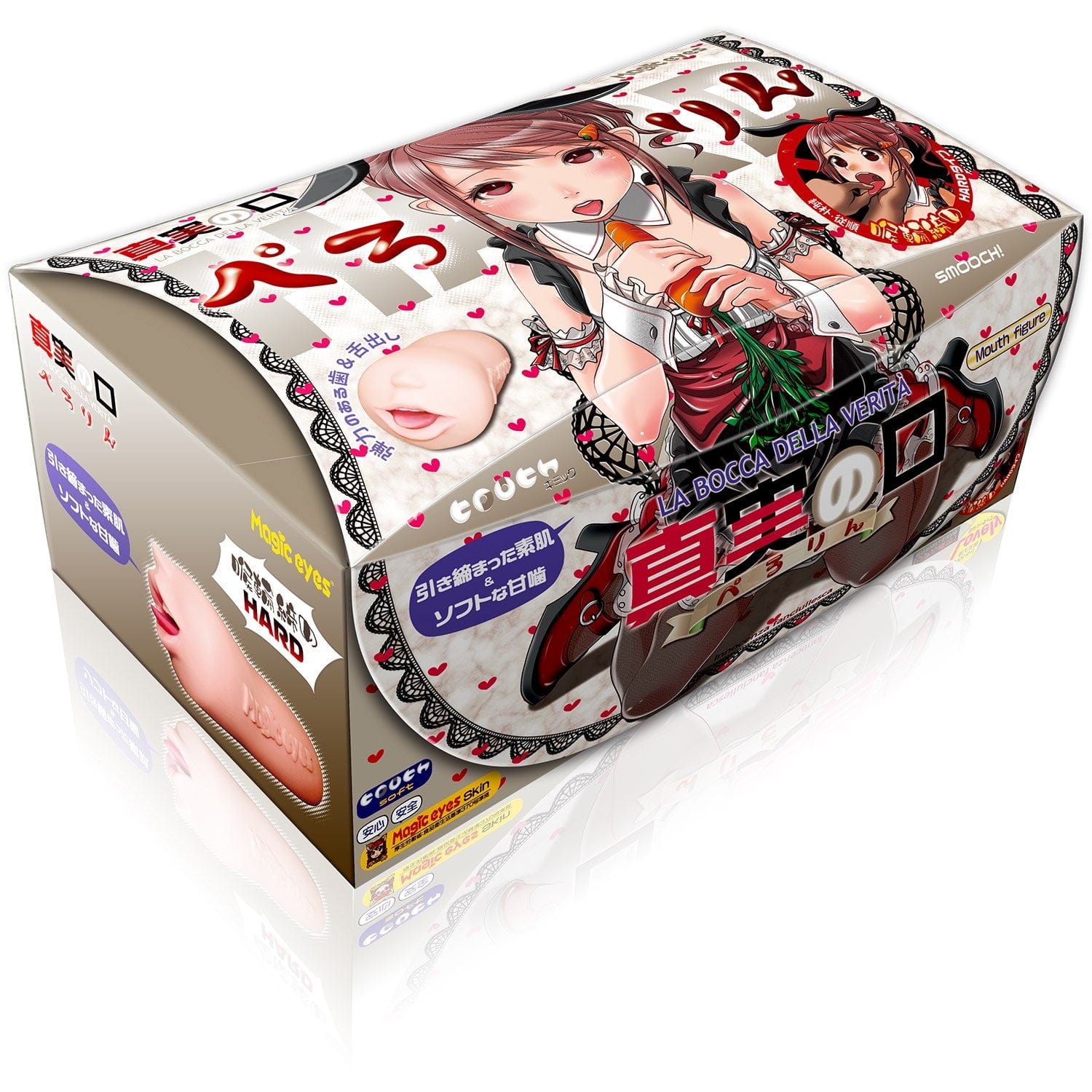 Magic Eyes - Truthful Mouth Perorin Throat Tightening Hard Type Onahole (Beige) - Masturbator Mouth (Non Vibration) Durio.sg