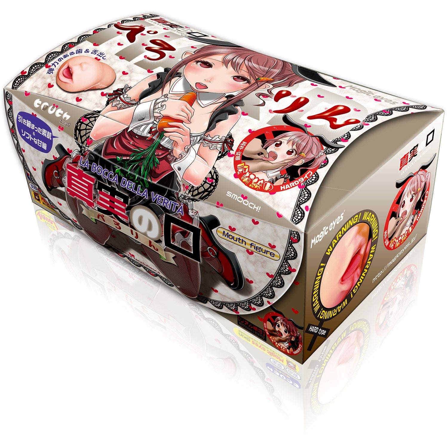 Magic Eyes - Truthful Mouth Perorin Throat Tightening Hard Type Onahole (Beige) - Masturbator Mouth (Non Vibration) Durio.sg
