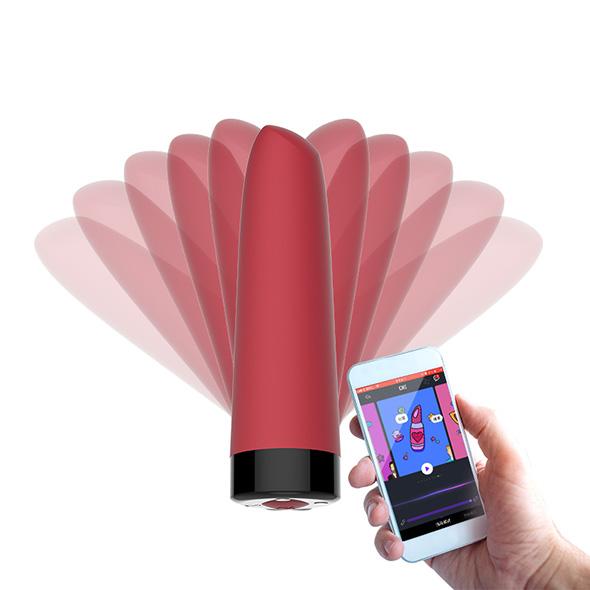 Magic Motion - Awaken App-Controlled Mini Vibrator (Red) - Bullet (Vibration) Rechargeable Durio.sg