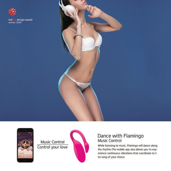 Magic Motion - Flamingo Wireless Vibrating Bullet (Pink) - Clit Massager (Vibration) Rechargeable Durio.sg