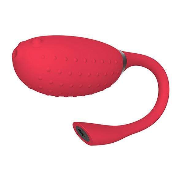 Magic Motion - Fugu App Controlled Egg Vibrator (Red) - Wireless Remote Control Egg (Vibration) Rechargeable Durio.sg