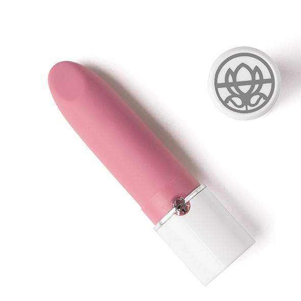 Magic Motion - Magic Lotus App-Controlled Lip Stick Mini Vibrator (Pink) - Discreet Toys Durio.sg