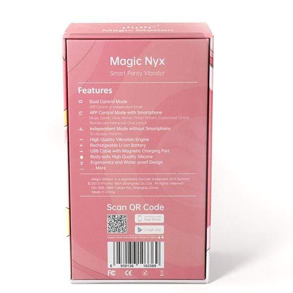 Magic Motion - NYX Smart App-Controlled Clock Panty Vibrator (Red) - Panties Massager Non RC (Vibration) Rechargeable Durio.sg