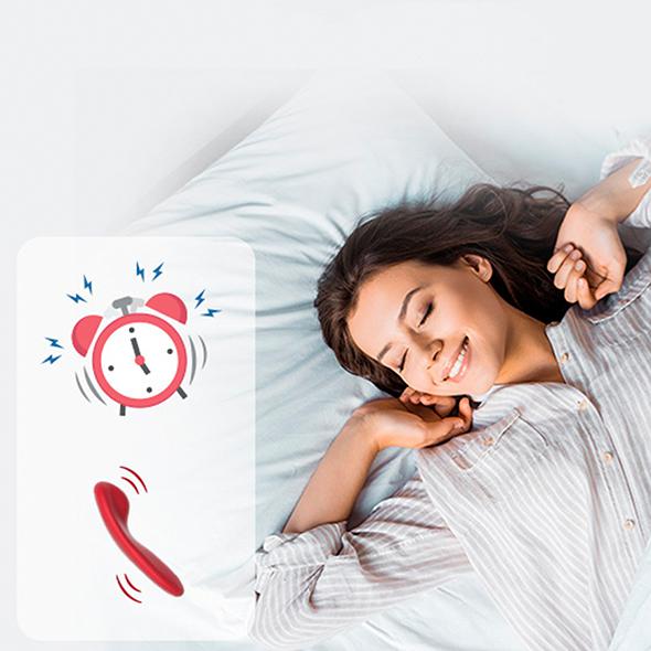 Magic Motion - NYX Smart App-Controlled Clock Panty Vibrator (Red) - Panties Massager Non RC (Vibration) Rechargeable Durio.sg