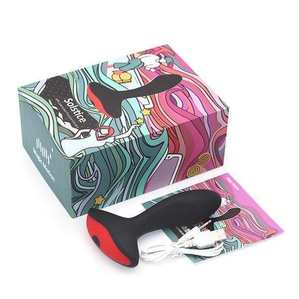 Magic Motion - Solstice App-Controlled Prostate Vibrator (Black) - Prostate Massager (Vibration) Rechargeable Durio.sg