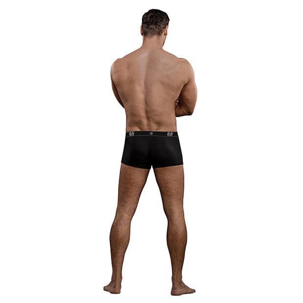 Male Power - Bamboo Low Rise Pouch Enhancer Short Underwear XL (Black) - Gay Pride Underwear Durio.sg