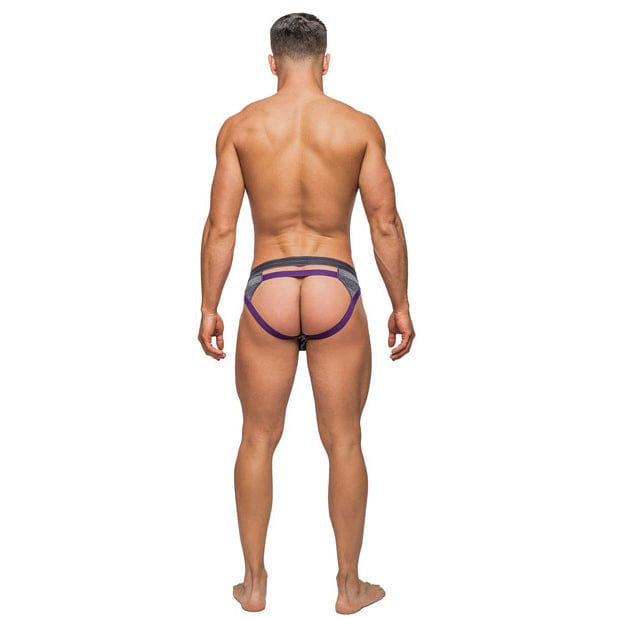 Male Power - Heather Haze CutoutJock Underwear L/X (Grey) - Gay Pride Underwear Durio.sg