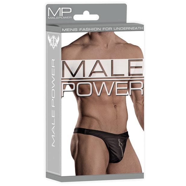 Male Power - Zipper Thong Underwear S/M (Black) - Gay Pride Underwear Durio.sg