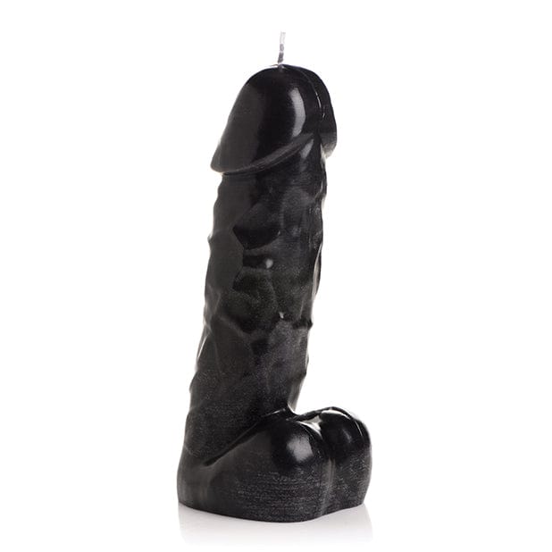 Master Series - Dark Pecker Dick Drip Candle Wax Play BDSM (Black) - BDSM (Others) Durio.sg