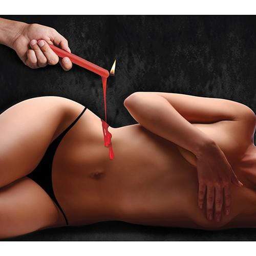 Master Series - Fetish Drip Candles Fire Sticks Set of 3 - Massage Candle Durio.sg