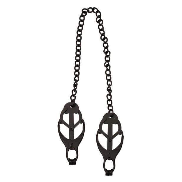 Master Series - Monarch Noir Nipple Vice Nipple Clamps (Black) - Nipple Clamps (Non Vibration) Durio.sg