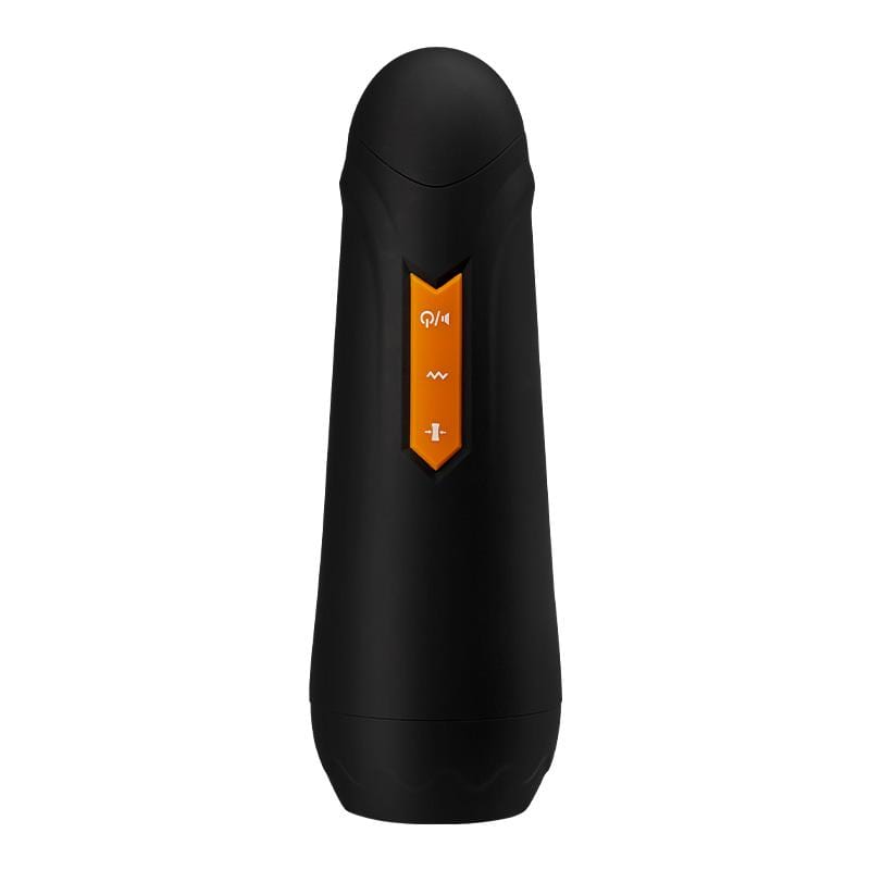 MyToys - MyFun Clamping and Vibrating Masturbation Cup (Black) - Masturbator Vagina (Vibration) Rechargeable Durio.sg