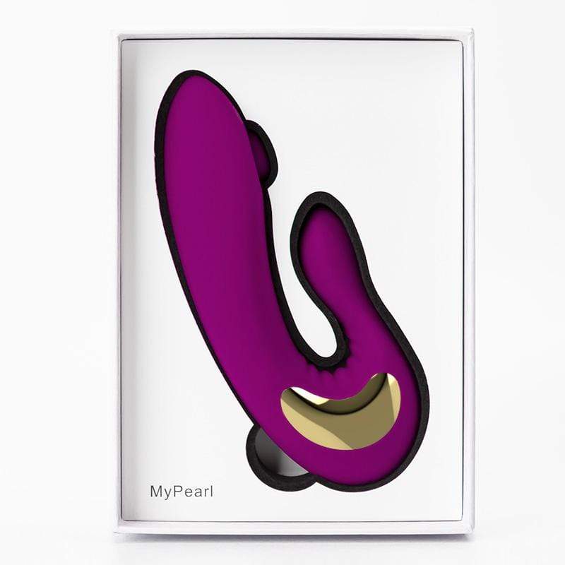 MyToys - MyPearl Clitoral G Spot Vibrator (Red Violet) - Clit Massager (Vibration) Rechargeable Durio.sg