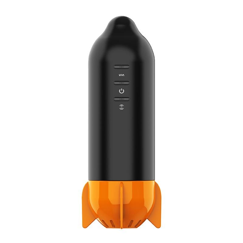 MyToys - MyRocket Clamping Vibrating Masturbation Cup (Black) - Masturbator Soft Stroker (Vibration) Rechargeable Durio.sg