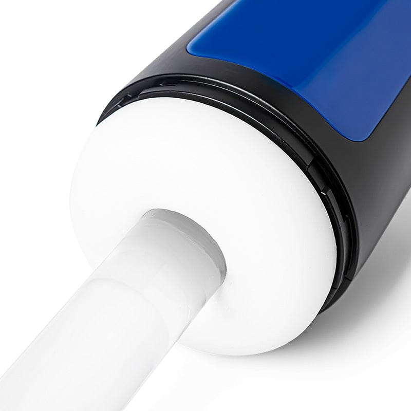 MyToys - MyThruster Thursting Vibrating Masturbation Cup (Blue) - Masturbator Soft Stroker (Vibration) Rechargeable Durio.sg