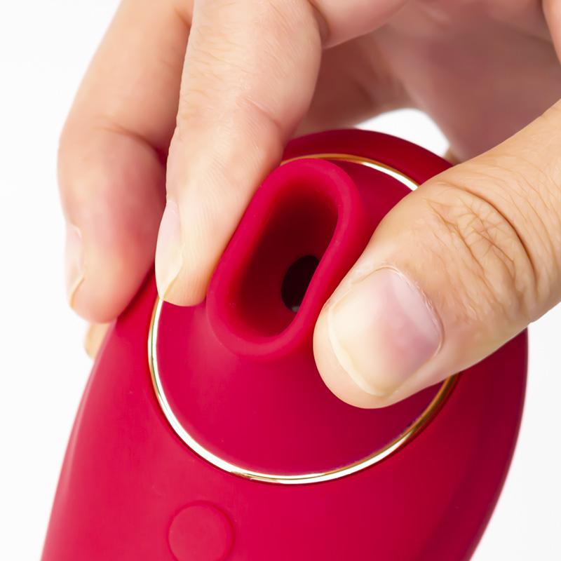 MyToys - Seahorse Dual G Spot Vibrator with Clitoral Air Stimulator (Red) - Clit Massager (Vibration) Rechargeable Durio.sg