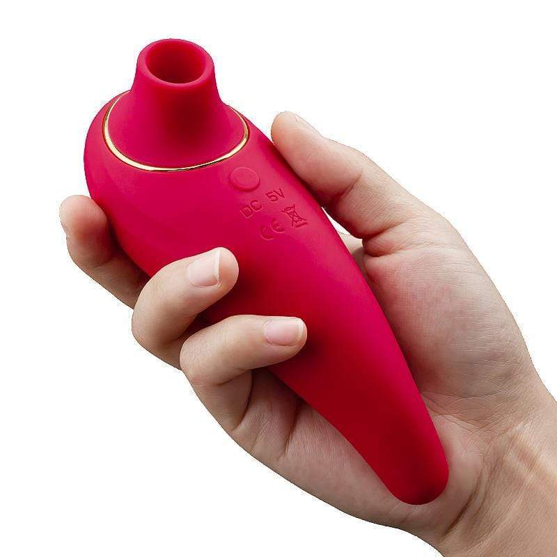 MyToys - Seahorse Dual G Spot Vibrator with Clitoral Air Stimulator (Red) - Clit Massager (Vibration) Rechargeable Durio.sg