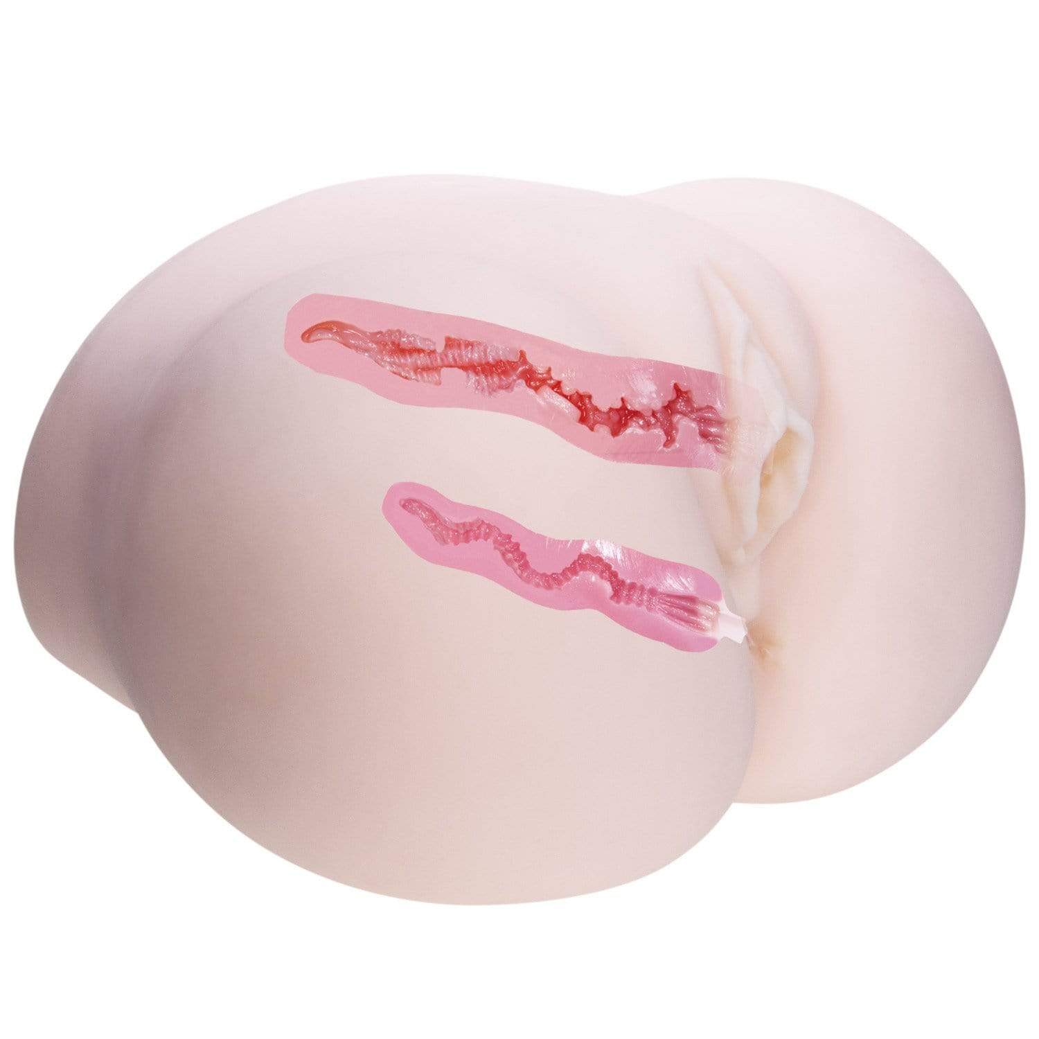 NPG - 2 Hole Third Generation Meiki Mizuno Waist Onahole Masturbator 6kg (Beige) - Masturbator Vagina (Non Vibration) Durio.sg