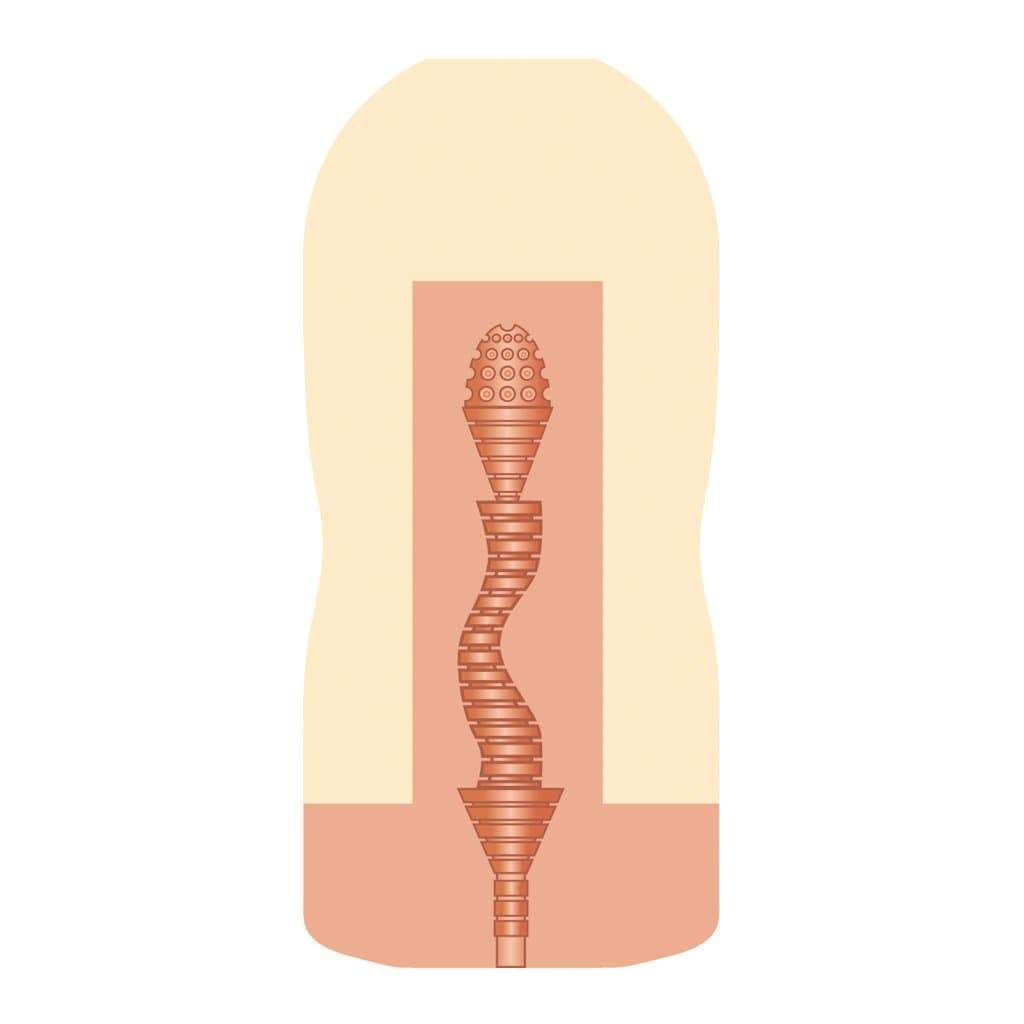 NPG - AV Ona Cup #009 Morikawa Anna Edgy Masturbator Cup (Beige) - Masturbator Resusable Cup (Non Vibration) Durio.sg