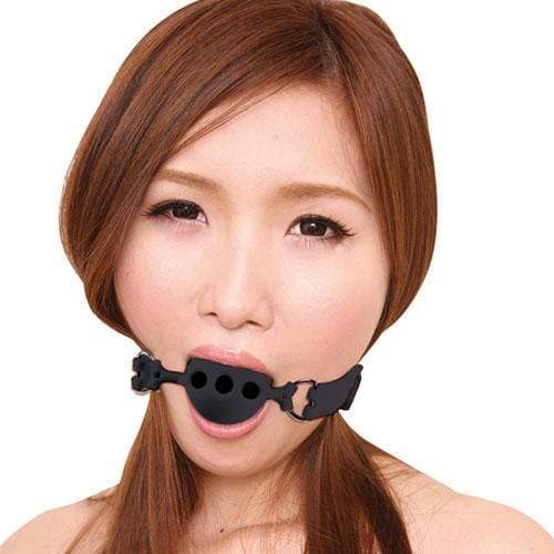 NPG - Captive Premium Kuchimari Ball Gag Large (Black) - Ball Gag Durio.sg