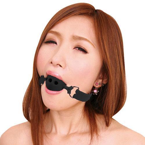 NPG - Captive Premium Kuchimari Ball Gag Small (Black) - Ball Gag Durio.sg