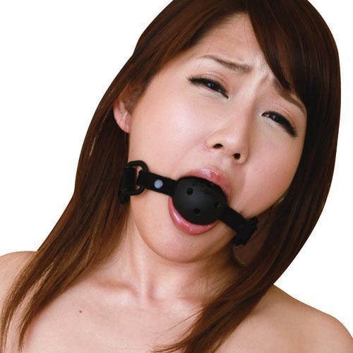 NPG - Captive Velvet Ball Gag (Black) - Ball Gag Durio.sg