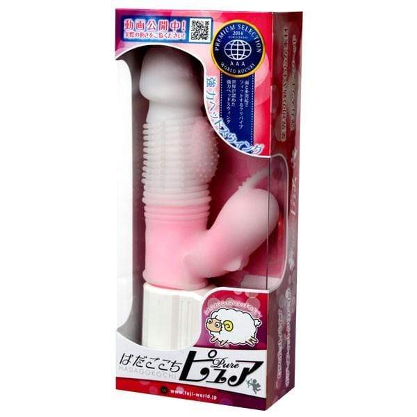 NPG - Hadagokochi Pure Rabbit Vibrator (Pink) - Rabbit Dildo (Vibration) Non Rechargeable Durio.sg