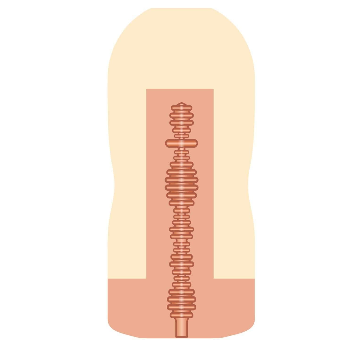 NPG - Jap Av Ona Cup 014 J Cup Bomber Maria Nagai Onahole Masturbator (Yellow) - Masturbator Soft Stroker (Non Vibration) Durio.sg